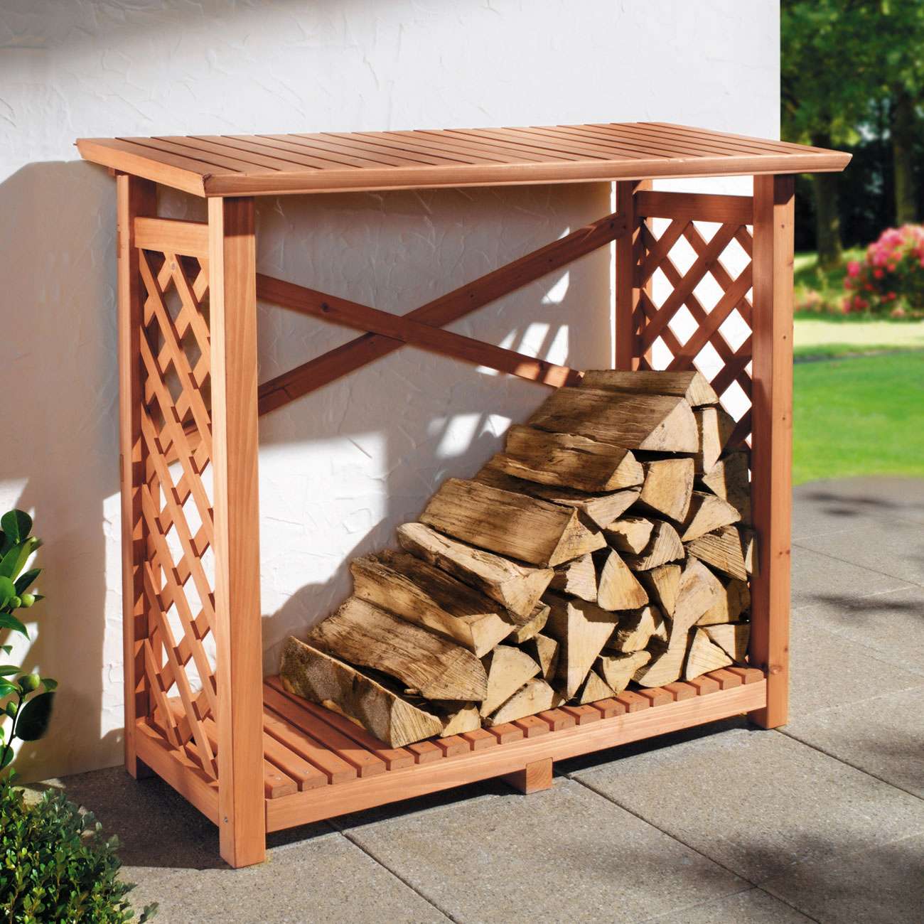  diy firewood storage rack plans