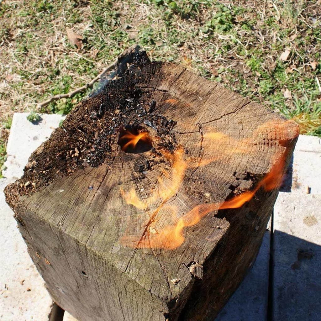 Russian Tree Torch Fire Pit
