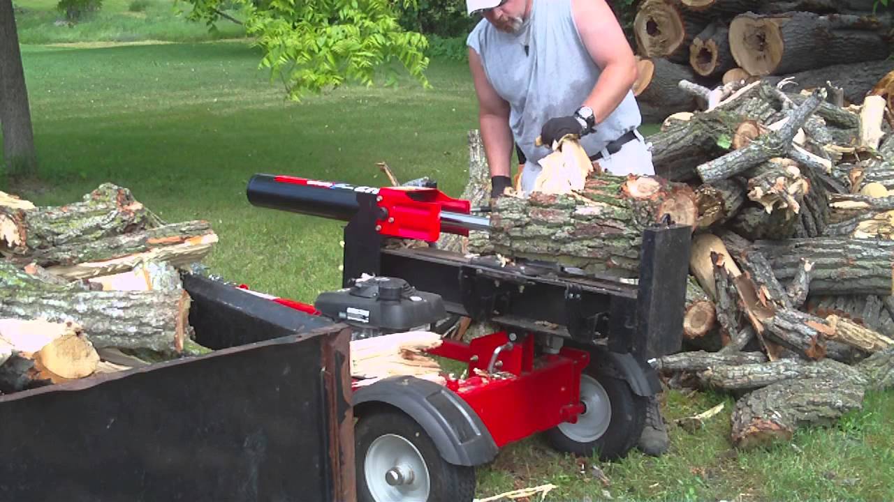 Troy Bilt 27 Ton Log Splitter Review Organize With Sandy