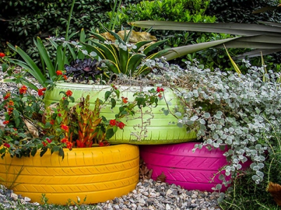12 Best Tire Planter Ideas