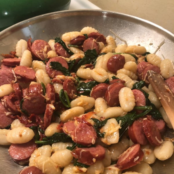 Smoked Sausage Gnocchi with Sun-Dried Tomatoes