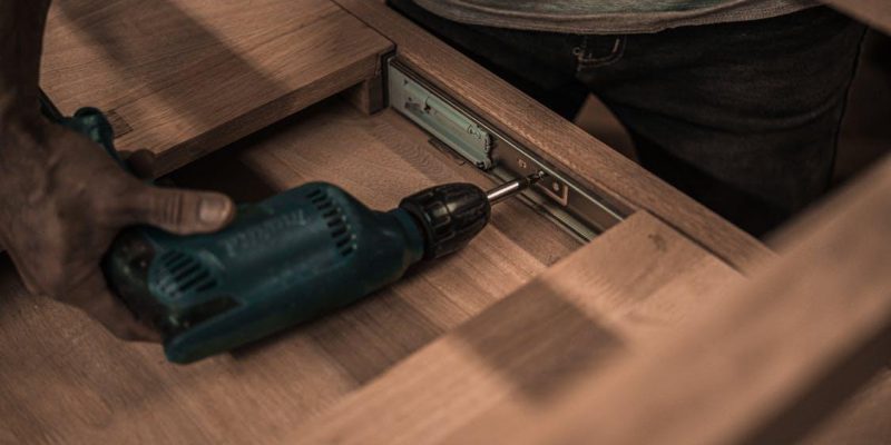 Man using Hand Drill