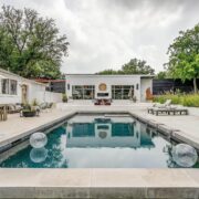 How close can a pool be to a house in Texas