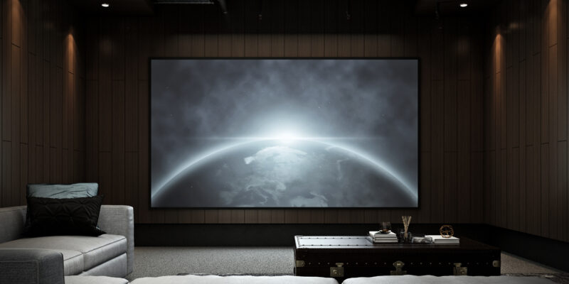 Modern Luxury Home Theater room #2 , 3D render